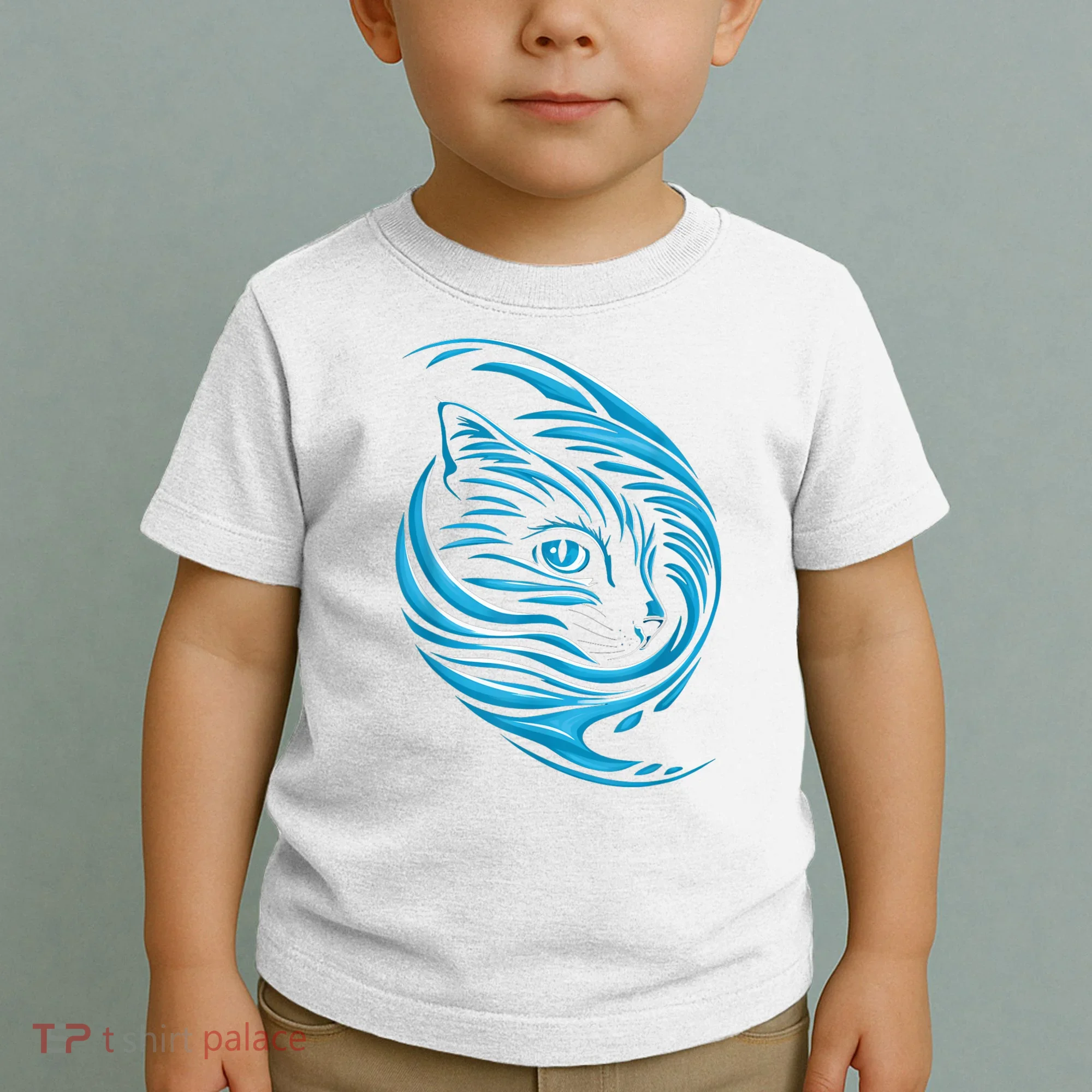 Blue Cat Wave Toddler T-Shirt
