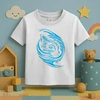 Blue Cat Wave Toddler T-Shirt thumb 3