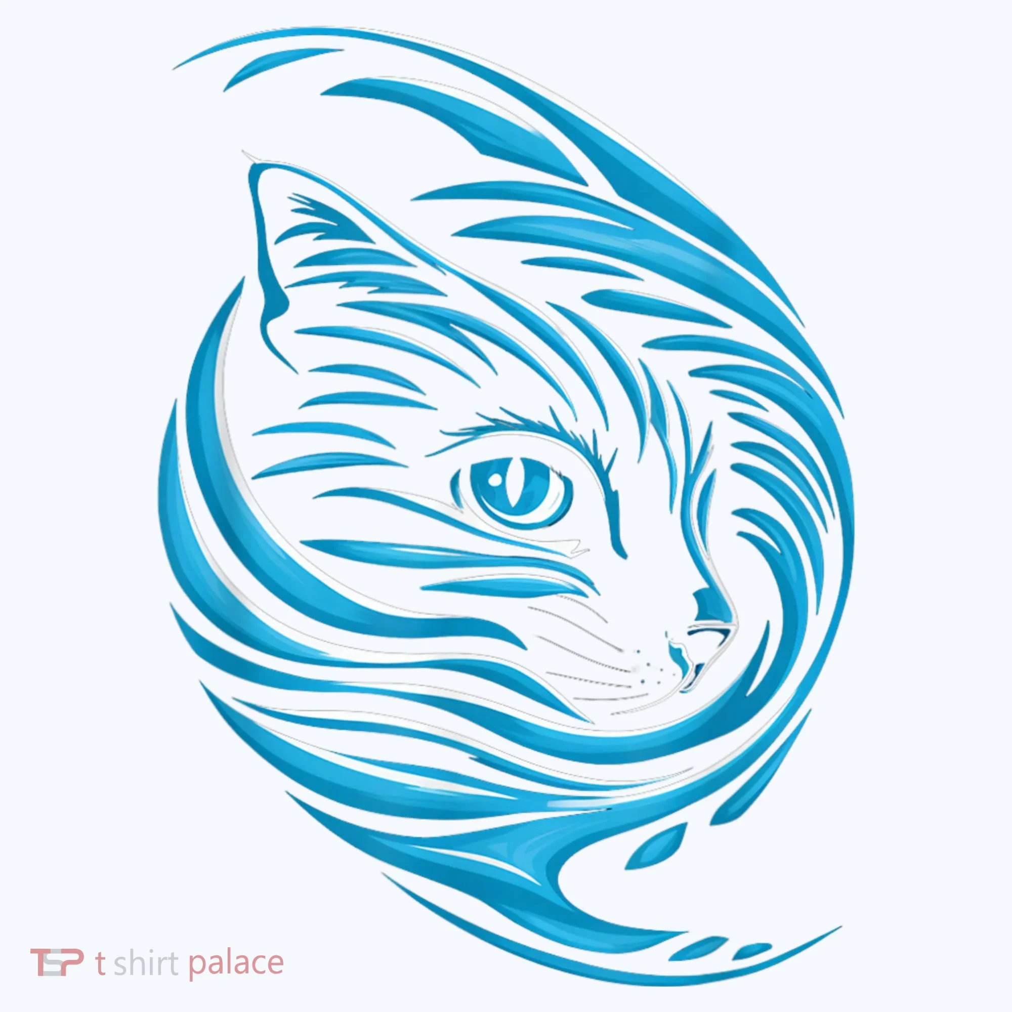 Blue Cat Wave Toddler T-Shirt