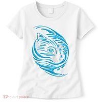 Blue Cat Wave Women's T-Shirt thumb 0