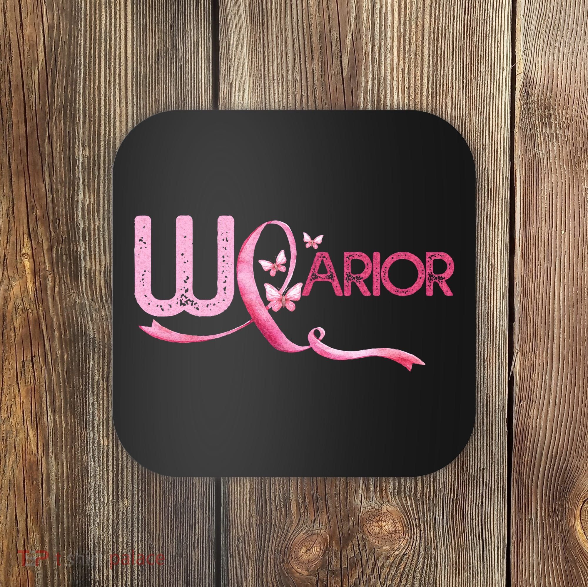 Breast Cancer Warrior Awareness Coaster