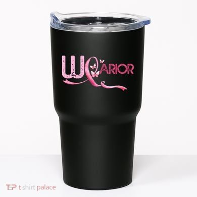 Breast Cancer Warrior Awareness Tumbler