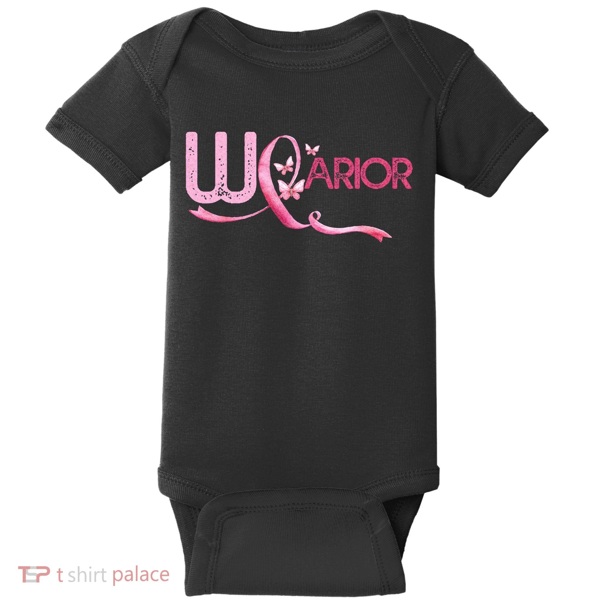 Breast Cancer Warrior Awareness Baby Bodysuit