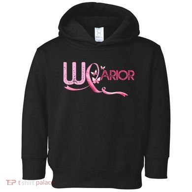Breast Cancer Warrior Awareness Toddler Hoodie