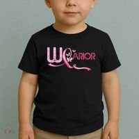 Breast Cancer Warrior Awareness Toddler T-Shirt thumb 2