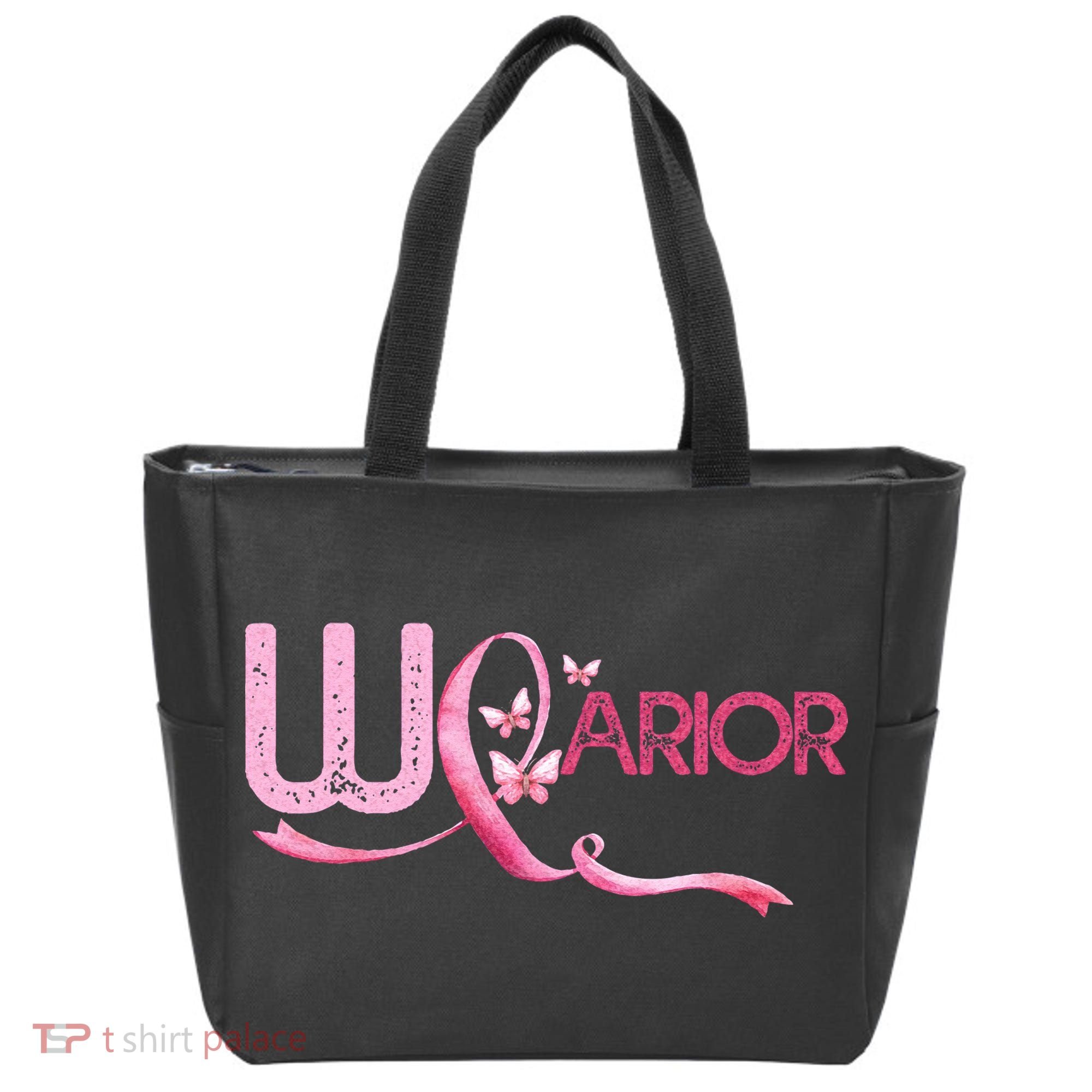 Breast Cancer Warrior Awareness Tote Bag