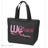 Breast Cancer Warrior Awareness Tote Bag thumb 3