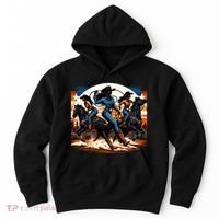 Black Cowgirl Western Rodeo Melanin Black History Texas Hoodie thumb 0