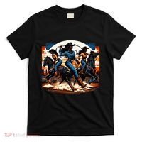 Black Cowgirl Western Rodeo Melanin Black History Texas T-Shirt thumb 0