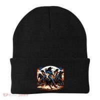 Black Cowgirl Western Rodeo Melanin Black History Texas Beanie thumb 0