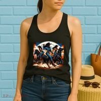 Black Cowgirl Western Rodeo Melanin Black History Texas Women's Tank Top thumb 2