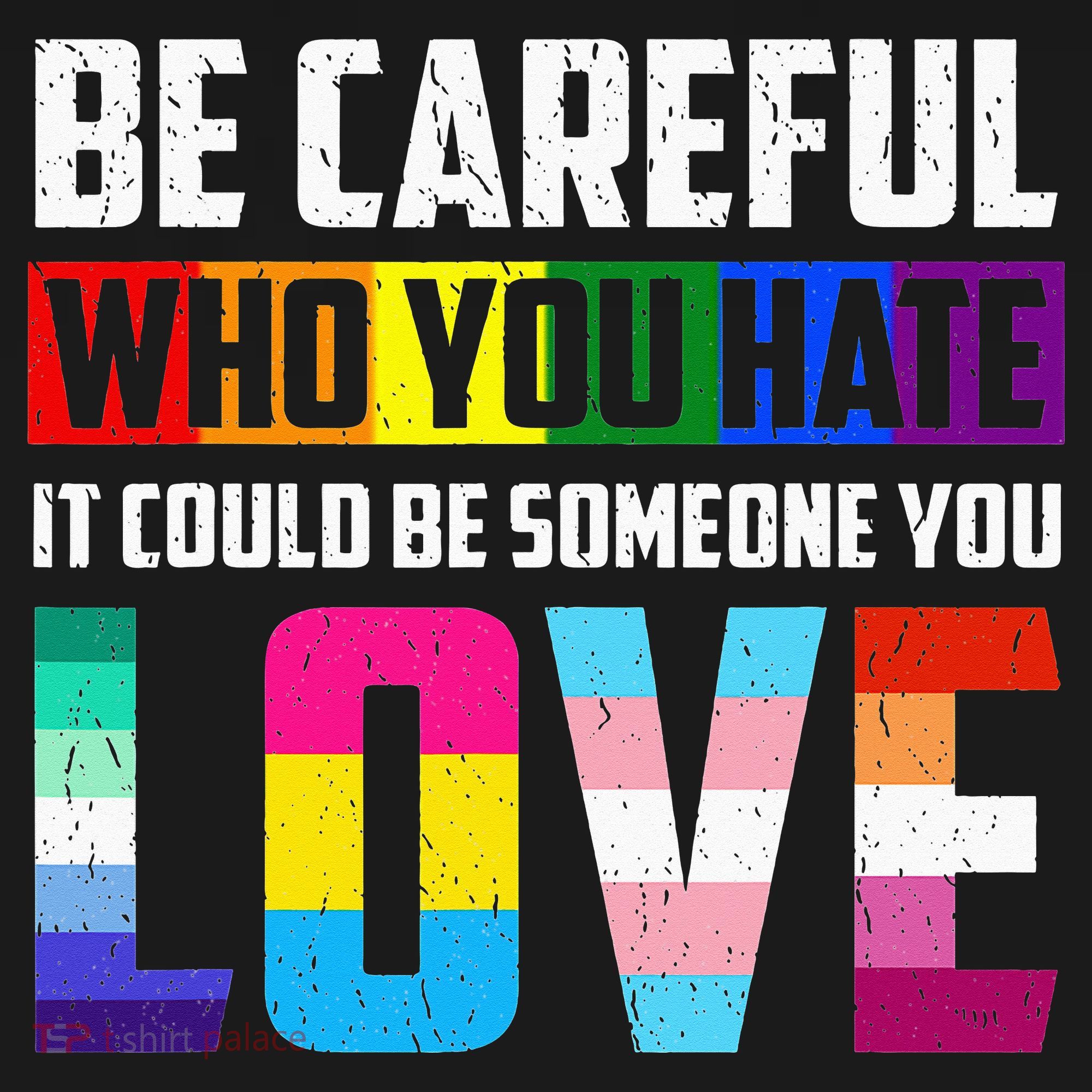 Be Careful Who You Hate It Could Be Someone You Love LGBT Hoodie