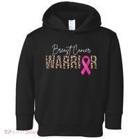 Breast Cancer Warrior Pink Ribbon Cheetah Toddler Hoodie thumb 0