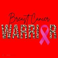 Breast Cancer Warrior Pink Ribbon Cheetah Santa Hat thumb 1