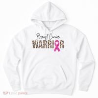 Breast Cancer Warrior Pink Ribbon Cheetah Hoodie thumb 0