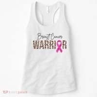 Breast Cancer Warrior Pink Ribbon Cheetah Women's Tank Top thumb 0
