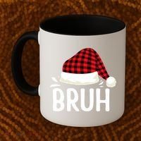 Bruh Christmas Xmas Funny Christmas Pajama Coffee Mug thumb 2