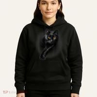 Black Cat Yellow Eyes TShirt Cats Tee Shirt Hoodie thumb 5