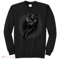 Black Cat Yellow Eyes TShirt Cats Tee Shirt Sweatshirt thumb 0
