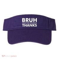 Bruh Charge Your Chromebook Thanks Funny Teacher Student School Life Visor thumb 0