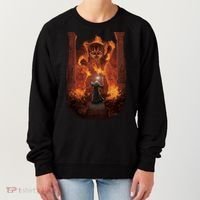 Balrog Cat You Shall Not Pass Wizard Monster Fight Women's Sweatshirt thumb 0