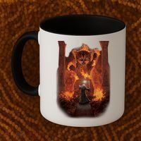 Balrog Cat You Shall Not Pass Wizard Monster Fight Coffee Mug thumb 2