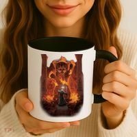 Balrog Cat You Shall Not Pass Wizard Monster Fight Coffee Mug thumb 3