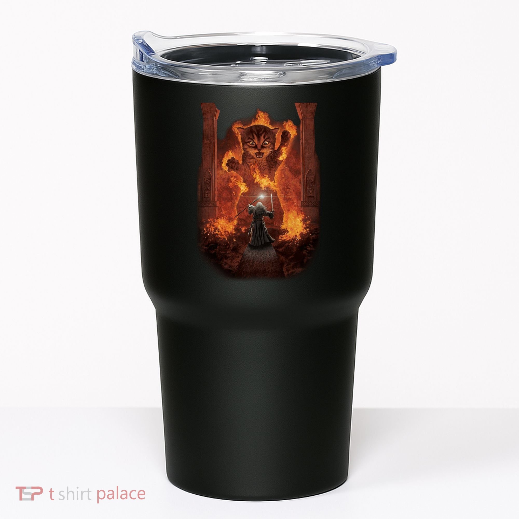 Balrog Cat You Shall Not Pass Wizard Monster Fight Tumbler