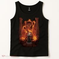 Balrog Cat You Shall Not Pass Wizard Monster Fight Tank Top thumb 2