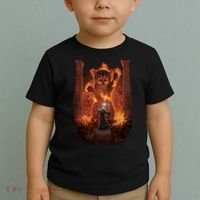 Balrog Cat You Shall Not Pass Wizard Monster Fight Toddler T-Shirt thumb 2