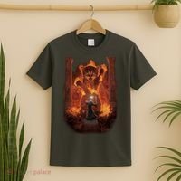 Balrog Cat You Shall Not Pass Wizard Monster Fight T-Shirt thumb 2