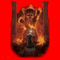 Balrog Cat You Shall Not Pass Wizard Monster Fight Santa Hat thumb 1