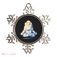 Bitcoin Cryptocurrency Yoga Astronaut Ornament thumb 0