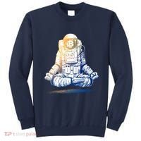 Bitcoin Cryptocurrency Yoga Astronaut Sweatshirt thumb 0