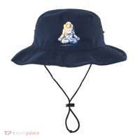 Bitcoin Cryptocurrency Yoga Astronaut Bucket Hat thumb 0