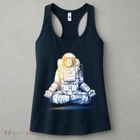 Bitcoin Cryptocurrency Yoga Astronaut Women's Tank Top thumb 3