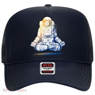 Bitcoin Cryptocurrency Yoga Astronaut Hat