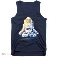 Bitcoin Cryptocurrency Yoga Astronaut Tank Top thumb 0