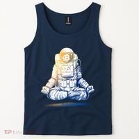 Bitcoin Cryptocurrency Yoga Astronaut Tank Top thumb 2