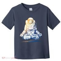 Bitcoin Cryptocurrency Yoga Astronaut Toddler T-Shirt thumb 0