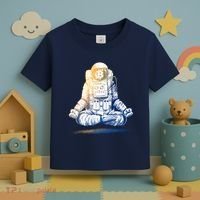 Bitcoin Cryptocurrency Yoga Astronaut Toddler T-Shirt thumb 3