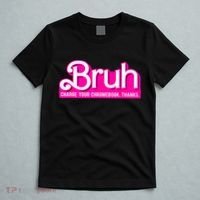 Bruh Charge Your Chromebook Thanks Pink Funny Teacher School T-Shirt thumb 5