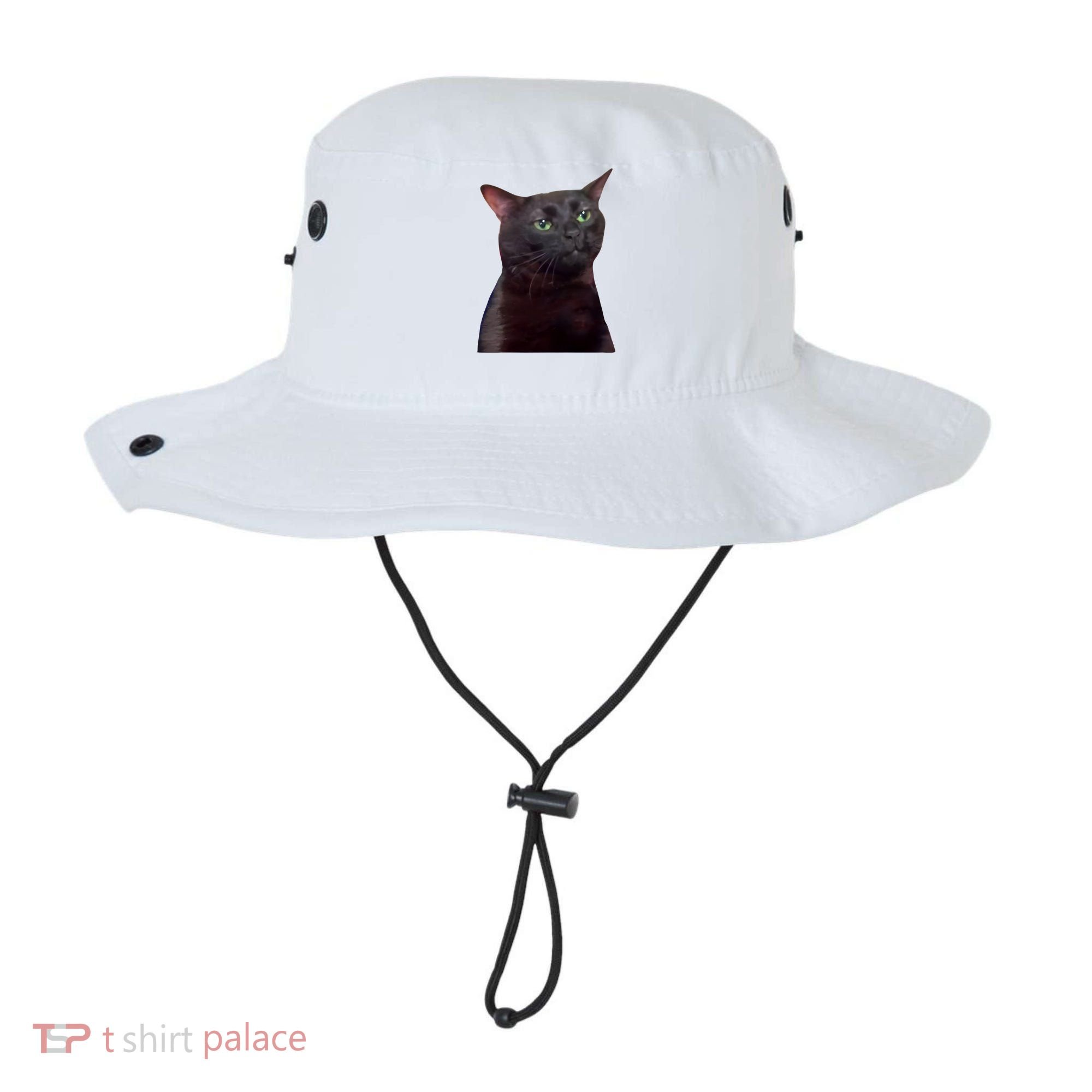 Black Cat Zoning Out Bucket Hat