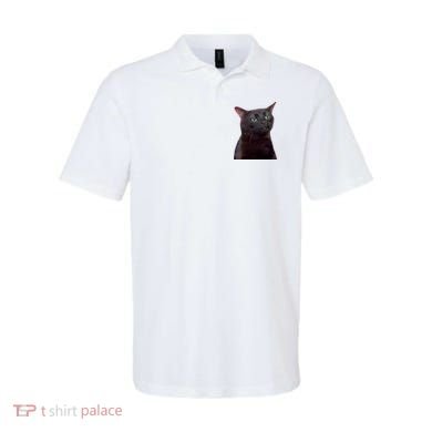 Black Cat Zoning Out Polo