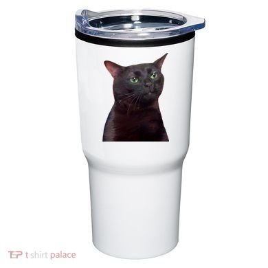 Black Cat Zoning Out Tumbler
