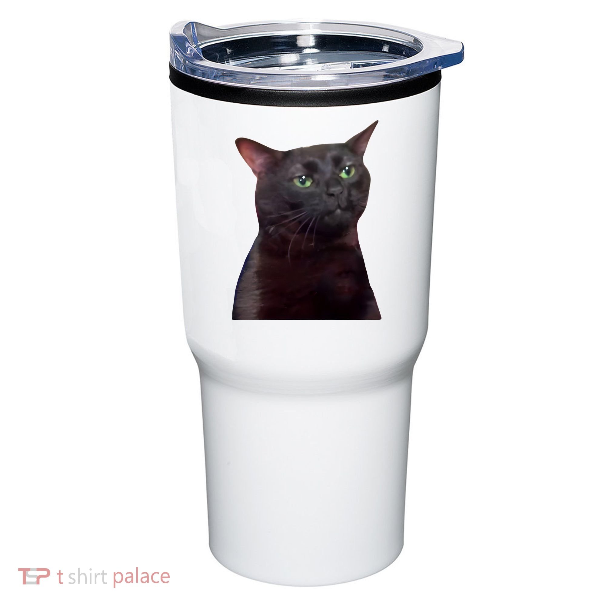 Black Cat Zoning Out Tumbler