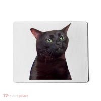 Black Cat Zoning Out Mousepad thumb 0