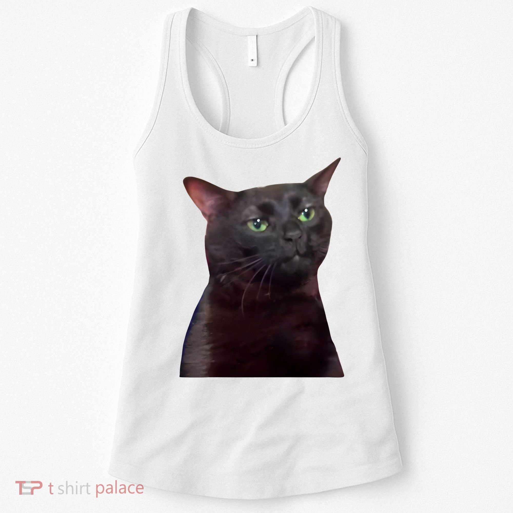 Black Cat Zoning Out Women's Tank Top