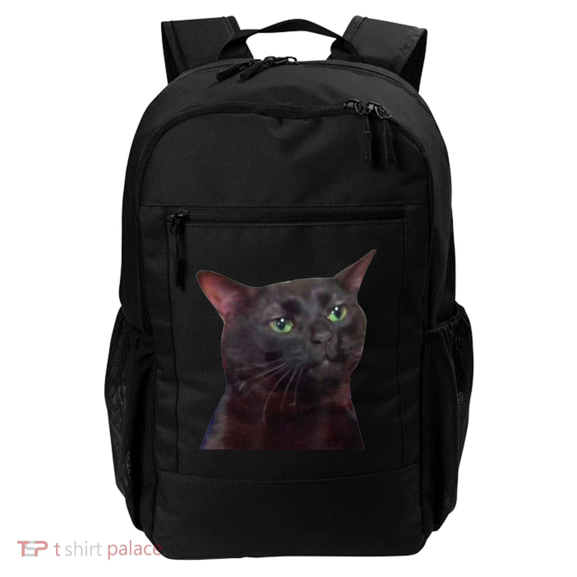 Black Cat Zoning Out Backpack