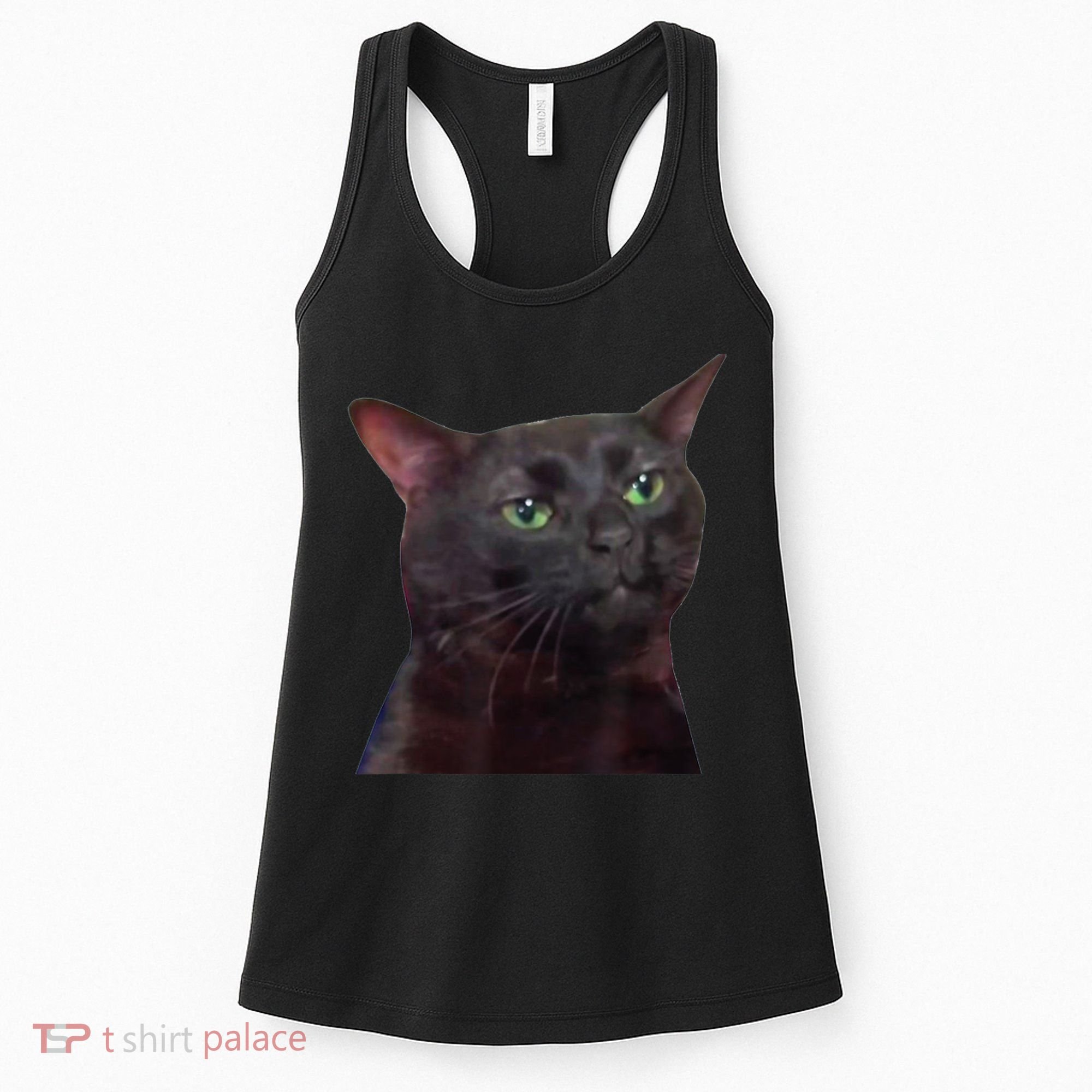 Black Cat Zoning Out Women's Tank Top